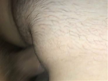 slow sex filled her pussy with cum, POV, hairy pussy, fat pussy, Russian homemade slut crempied